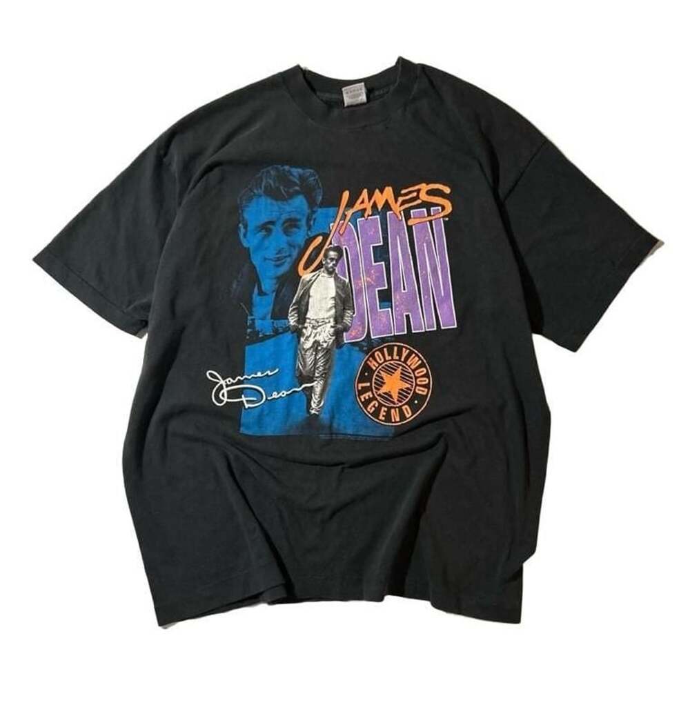 1993 Vintage Fruit of the Loom James Dean Hollywood Legend T-Shirt XXL